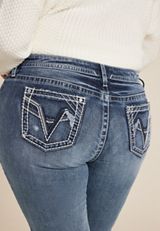 Plus Size Vigoss&reg; Heritage Mid Rise Capri, C3337, small