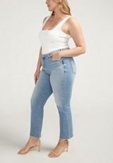 Plus Size Silver Jeans Co.&reg; Isbister High Rise Ankle Straight Jean, C2806, small