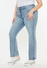 Plus Size KanCan&trade; High Rise Porkchop Pocket Straight Jean, C2806, small