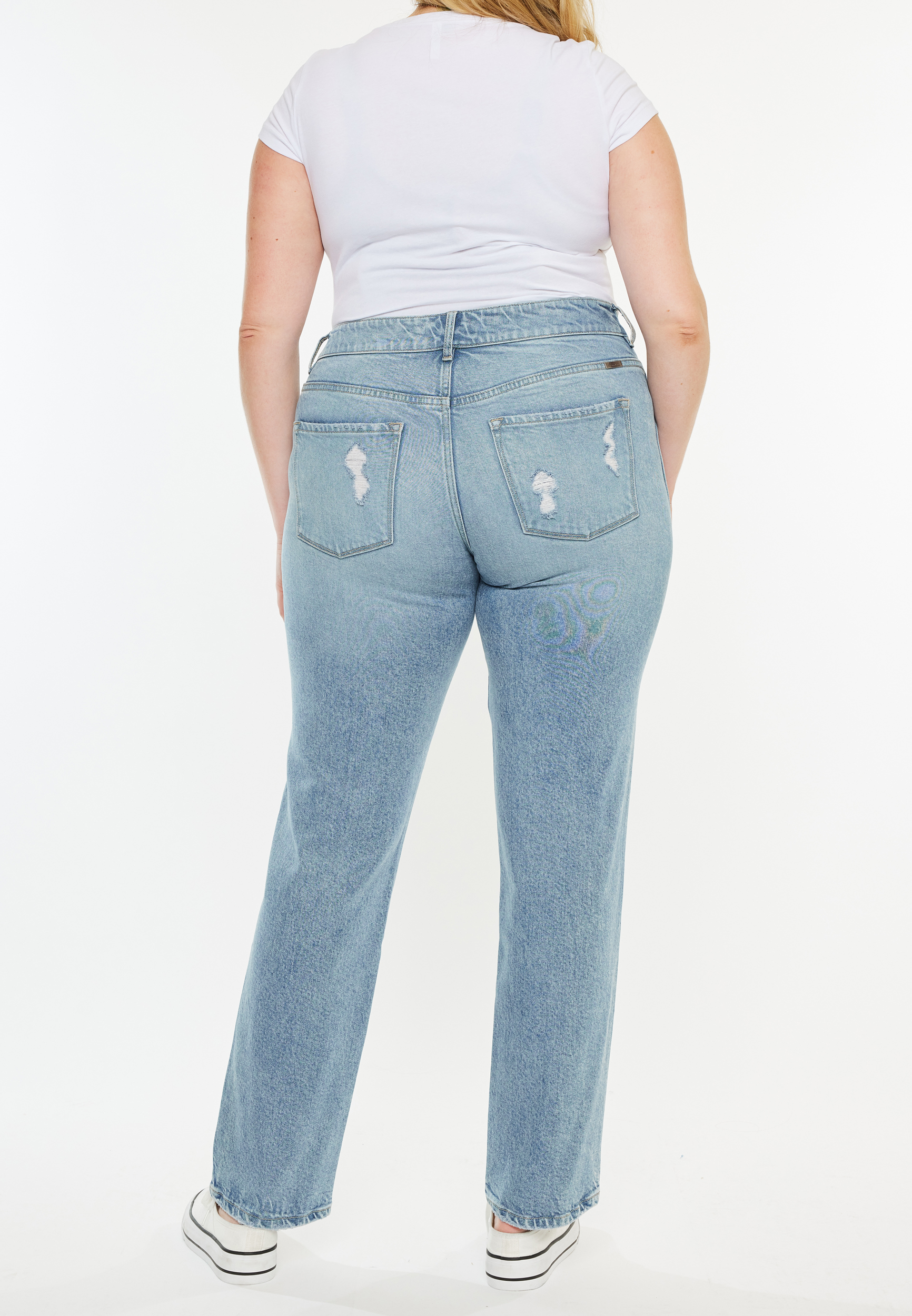Plus Size KanCan&trade; High Rise Porkchop Pocket Straight Jean, C2806, large