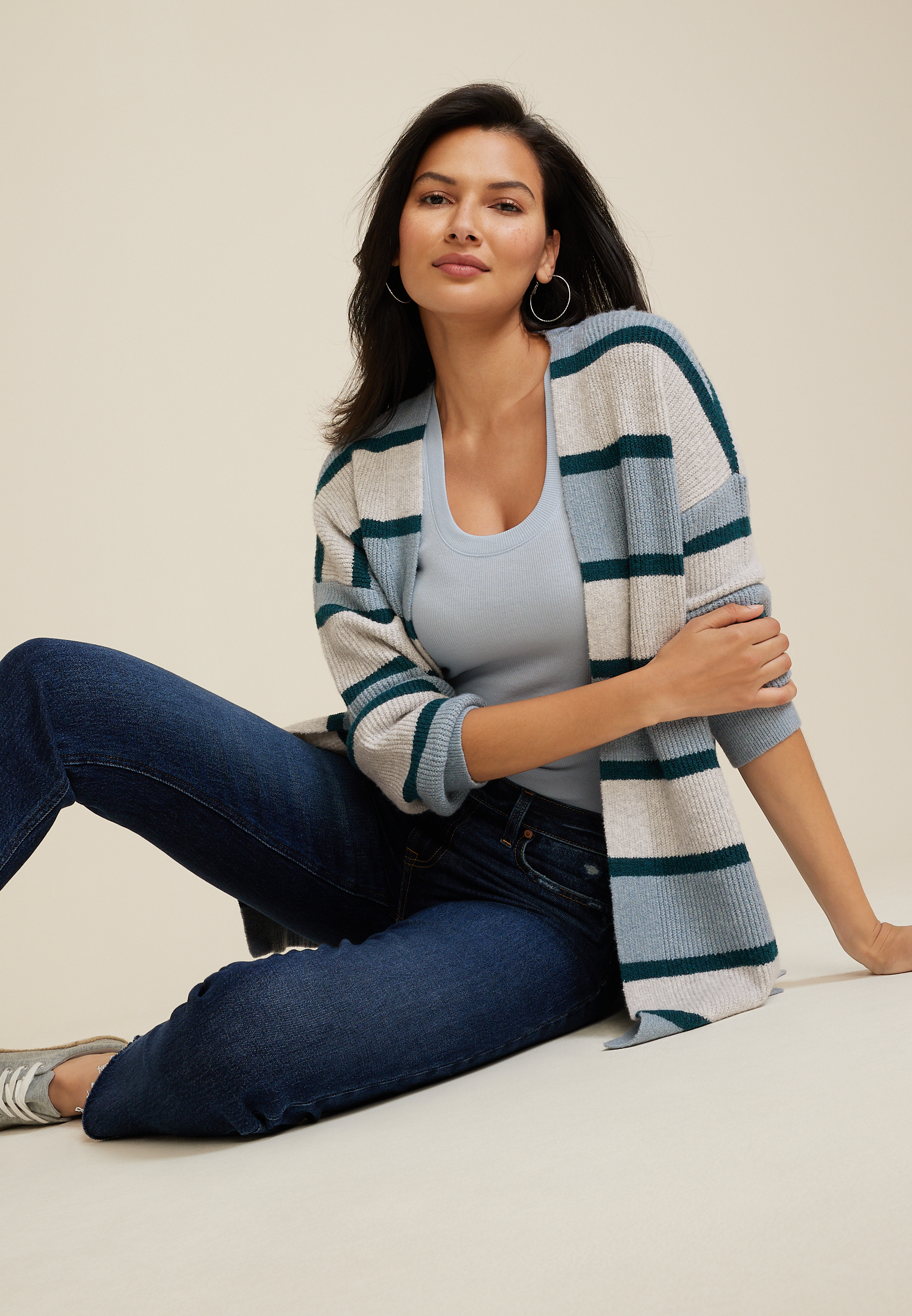 Striped Cardigan, C1772, large