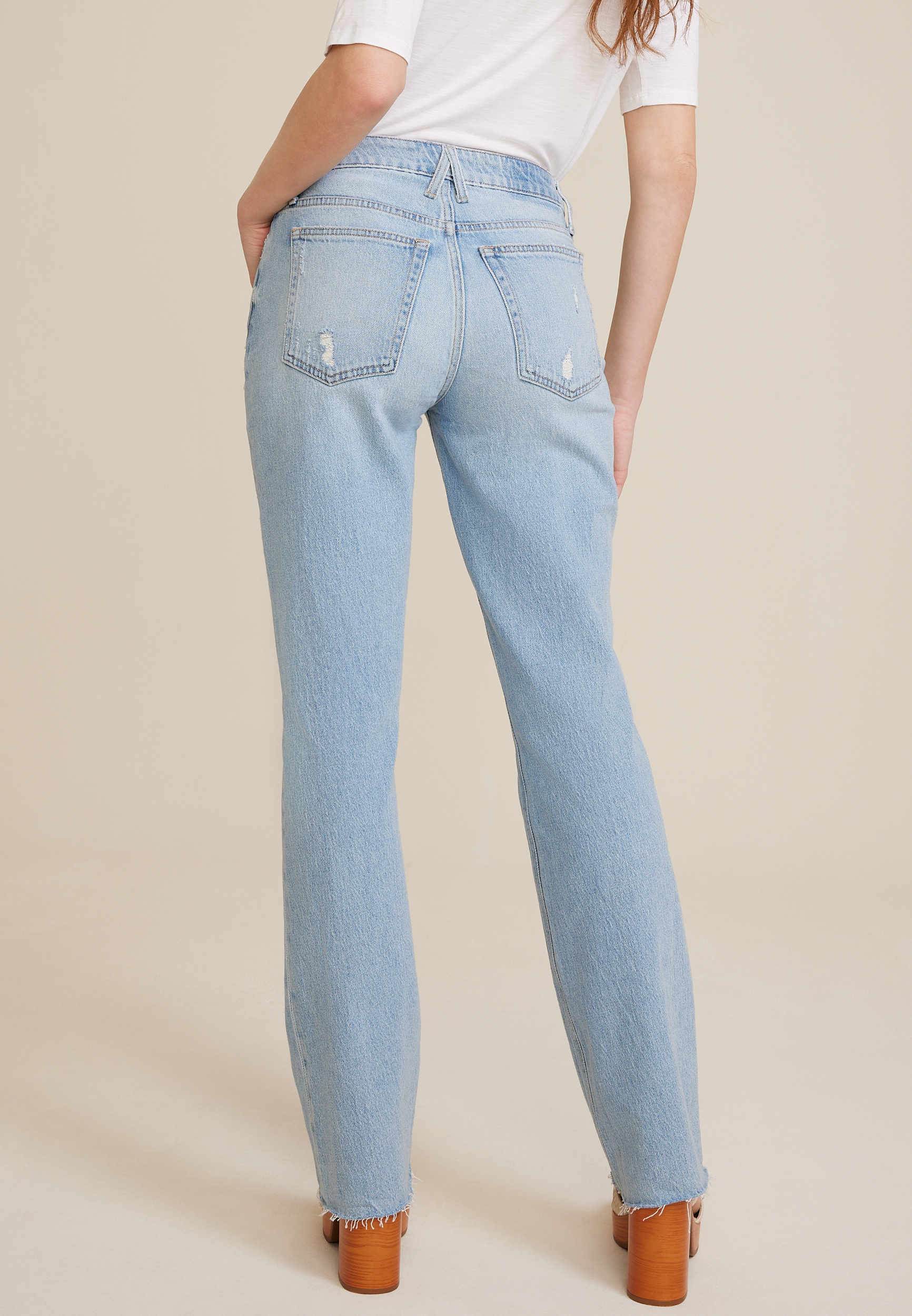 Goldie Blues&trade; Light Curvy High Rise Cheeky Slim Boot Jean, C2806, large
