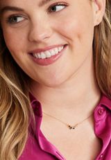 Multicolor Cluster Stone Pendant Necklace, , small