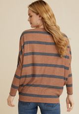 24/7 Dakota Striped Dolman Top, C2561, small