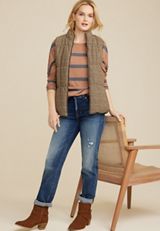 24/7 Dakota Striped Dolman Top, C2561, small