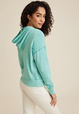 Washed Full Zip Hoodie, C4476, small