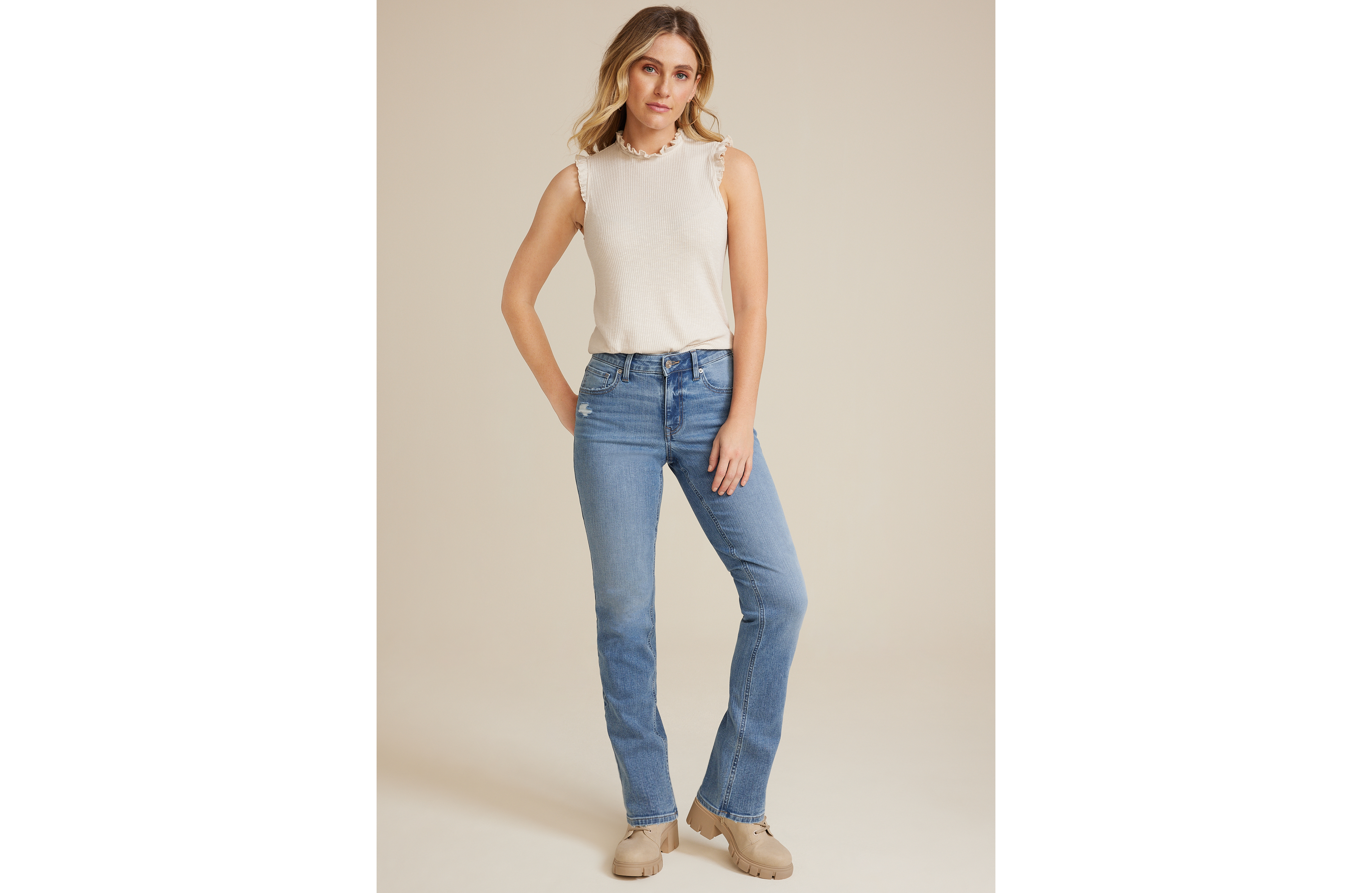 m jeans by maurices™ Classic Mid Rise Straight Jean