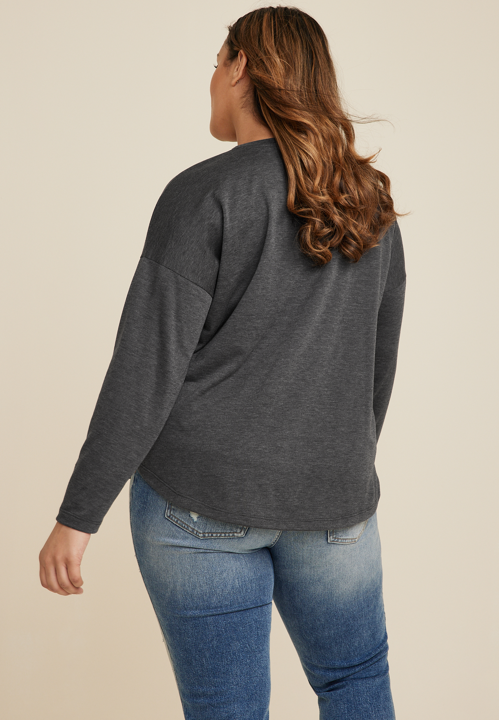 Plus 24/7 Clara Long Sleeve Tee