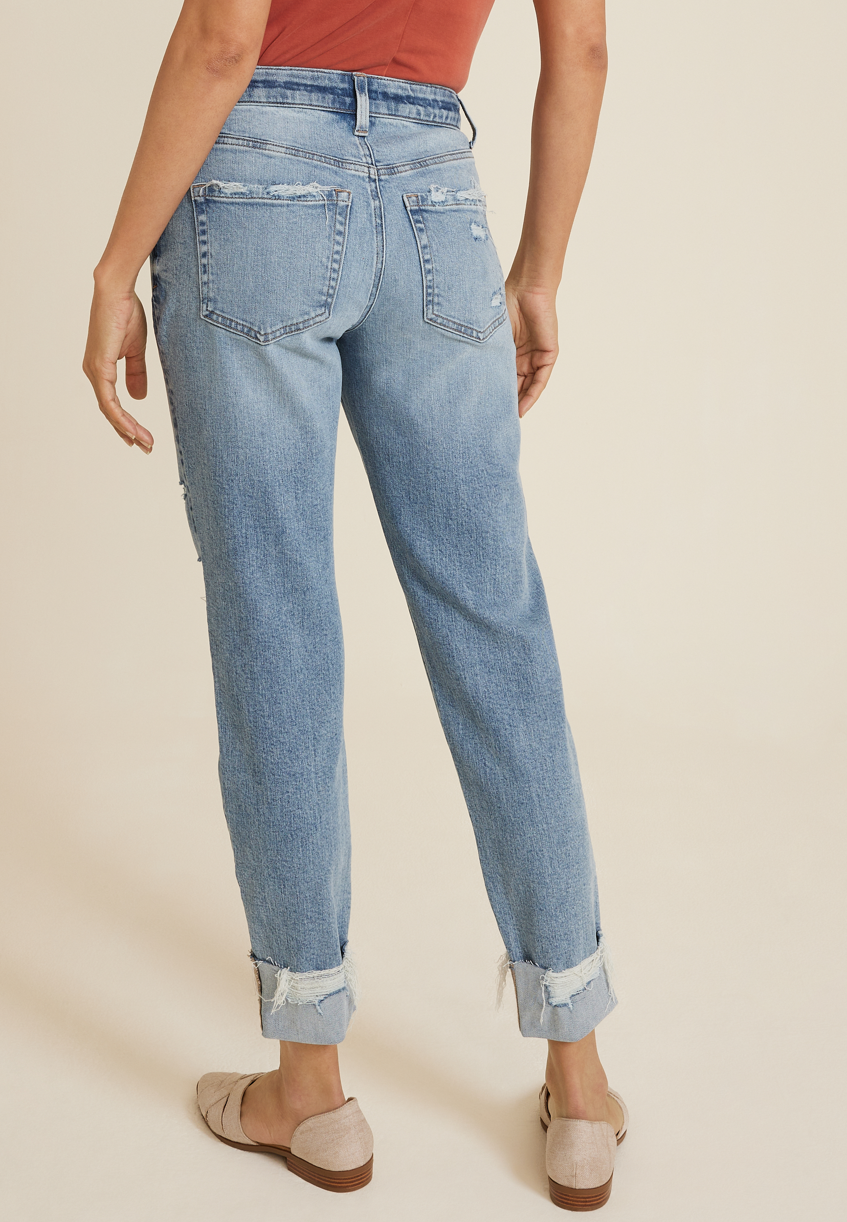 m jeans by maurices&trade; 90s High Rise Taper Ankle Jean, C3337, large
