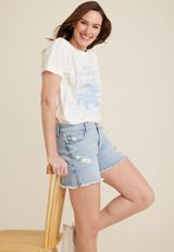 m jeans by maurices&trade; Mid Rise 5in Short, C3337, small