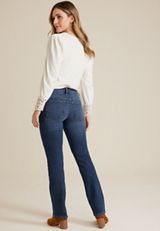 m jeans by maurices&trade; Classic Low Rise Straight Jean, DARK SANDBLAST, small