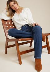 m jeans by maurices&trade; Classic Low Rise Straight Jean, DARK SANDBLAST, small