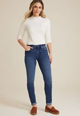 m jeans by maurices&trade; Classic 90s High Rise Taper Ankle Jean, C258, small