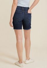 m jeans by maurices&trade; Classic Mid Rise 8in Bermuda Short, DARK SANDBLAST, small
