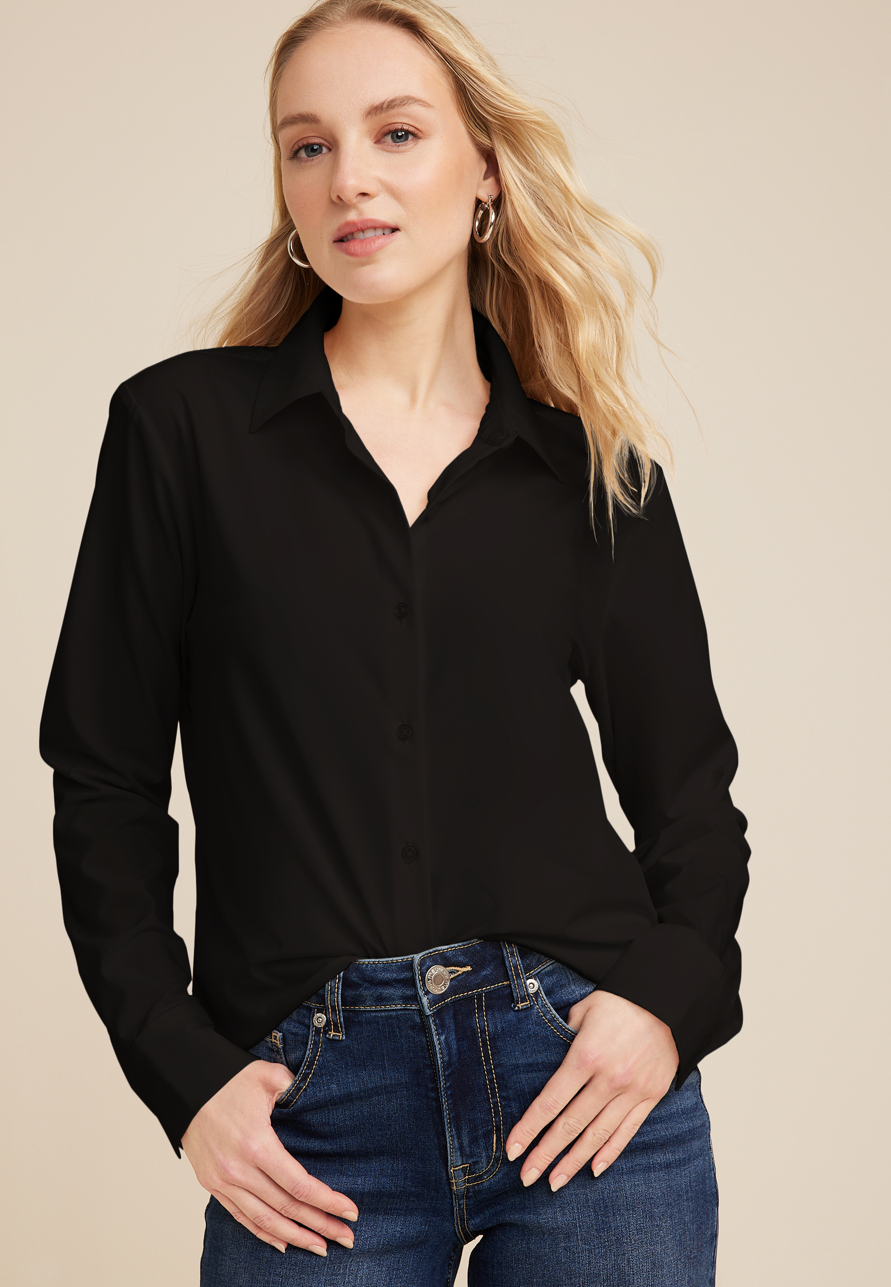 Women\'s Shirts & & Blouses: Peasant | Floral, Flowy, maurices More