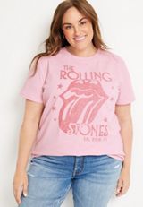 Plus Size The Rolling Stones Graphic Tee, C595, small