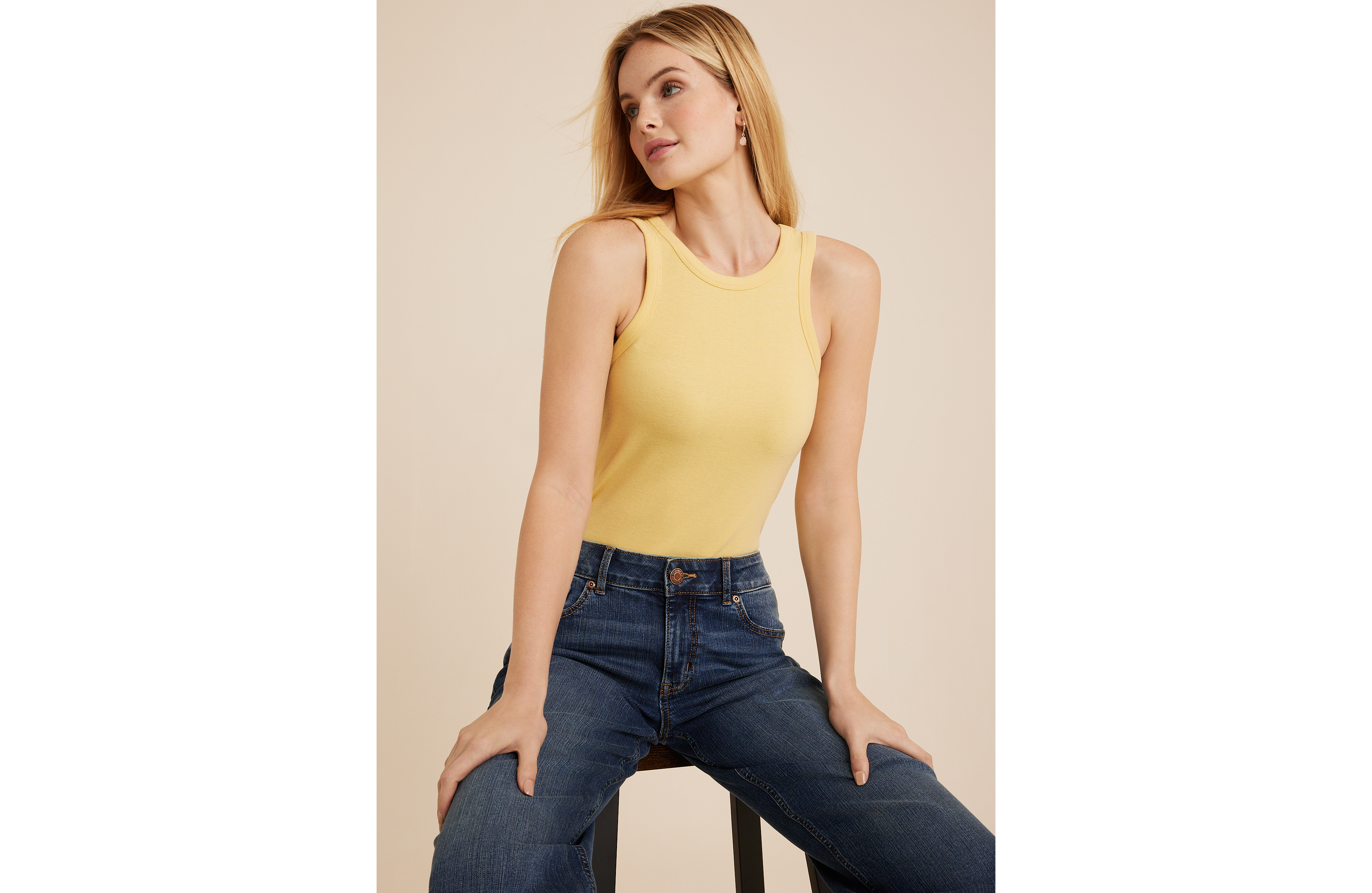 Cutaway Racerback Tank Top