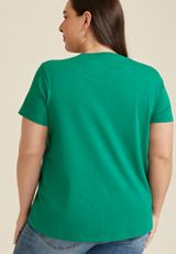 Plus Size 24/7 Dawson V Neck Tee, C8783, small