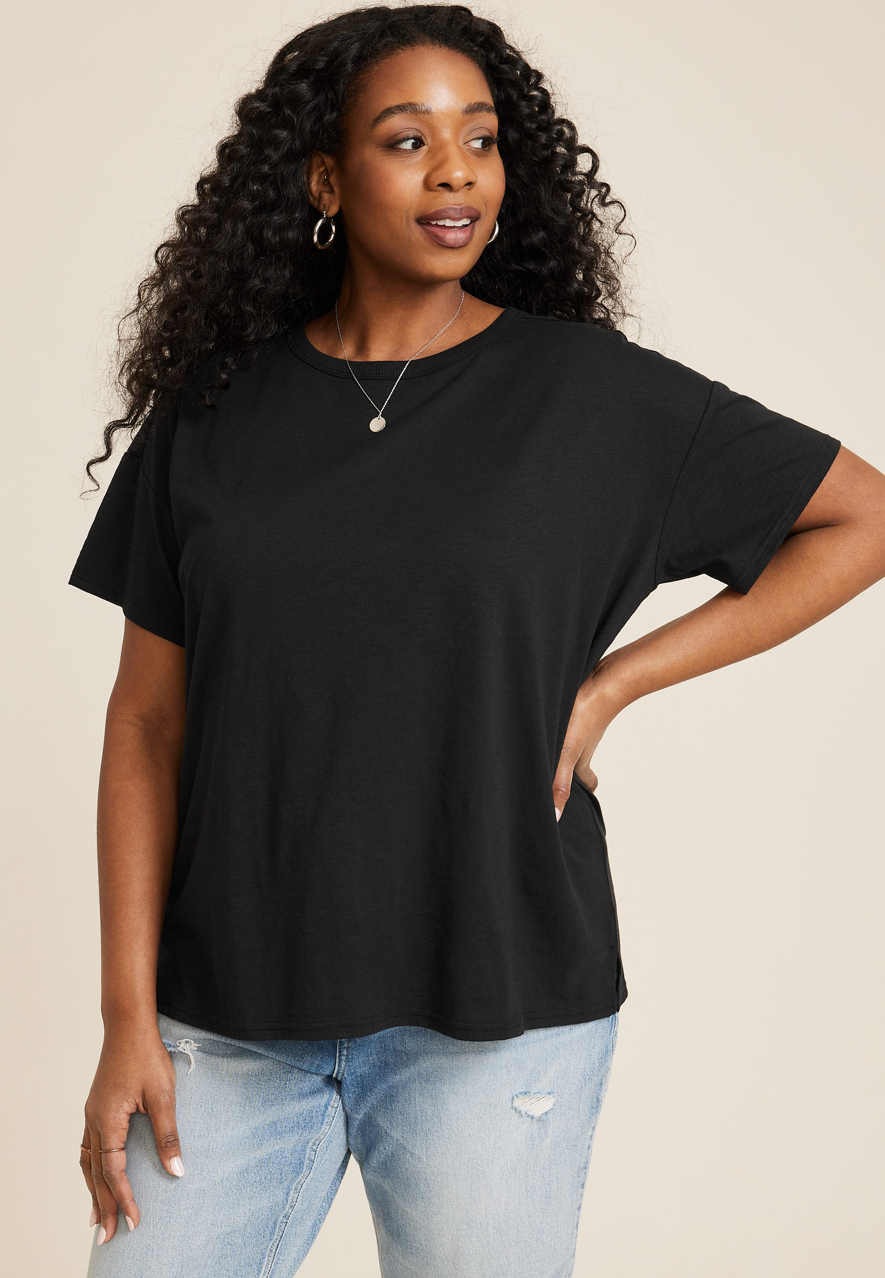 Plus Size Should Have Come With A Warning Graphic Tee