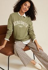 Aerosmith Relaxed Fit Sweatshirt, C425, small