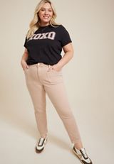 Plus Size m jeans by maurices&trade; Slim Straight Ankle High Rise Jean, C9080, small