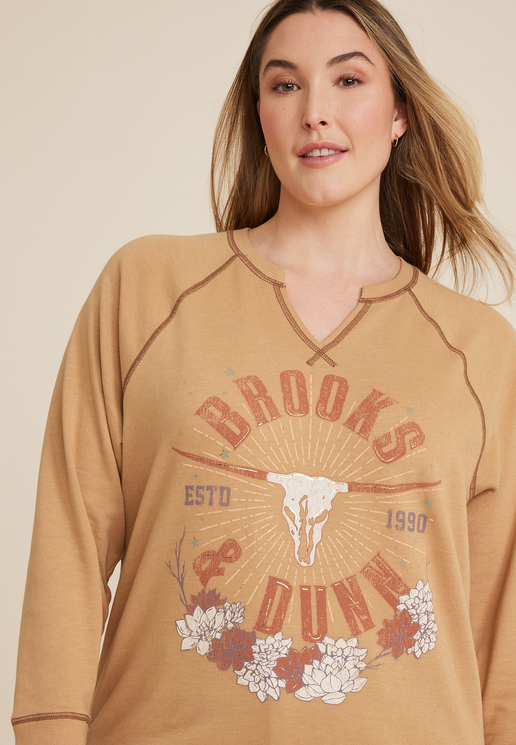 Plus Size Brooks And Dunn Sweatshirt, C2325, large