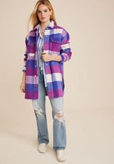 Plaid Paris Shacket, MULTI, small