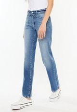 KanCan&trade; Tie Waist Straight Leg Jeans, C3337, small
