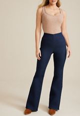 Everflex&trade; High Rise Pull On Flare Jean, C258, small
