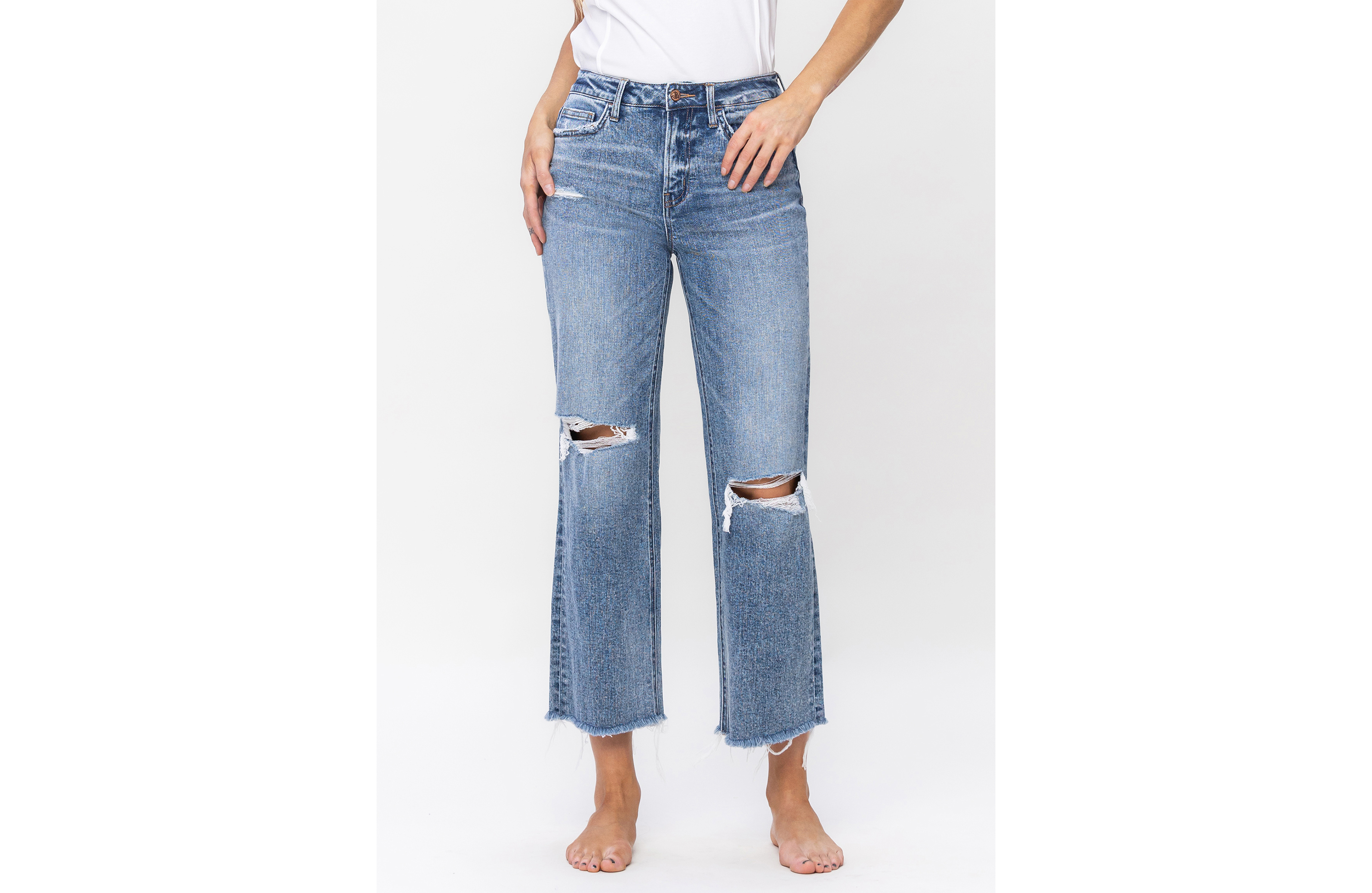Flying Monkey™ High Rise Relaxed Straight Jean