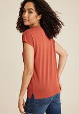 24/7 Fairhaven V Neck Dolman Tee, C8226, small