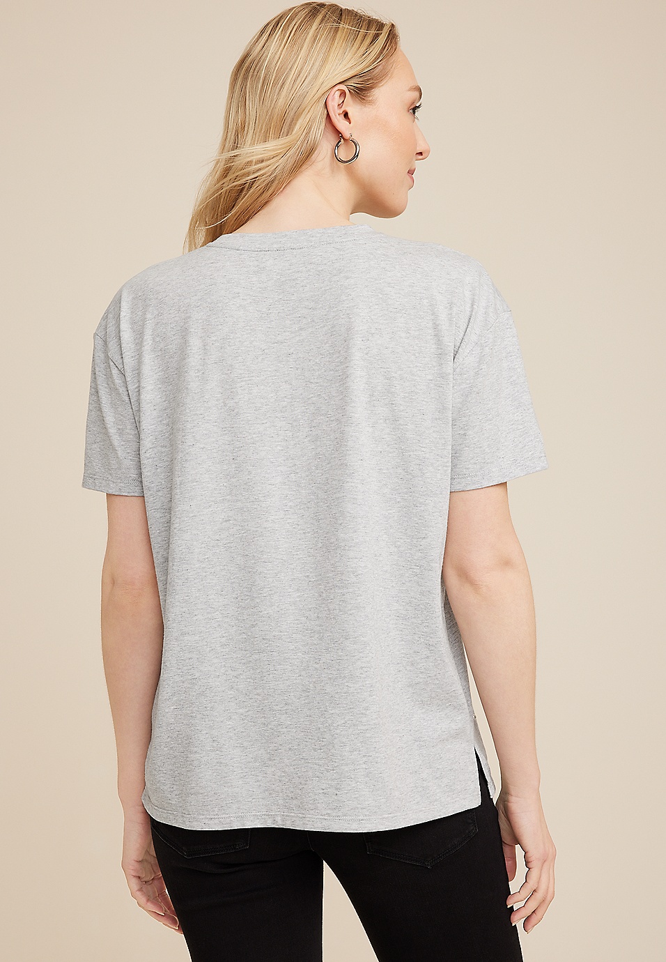 maurices Pearl Embellished | Crew Tee Neck edgely™