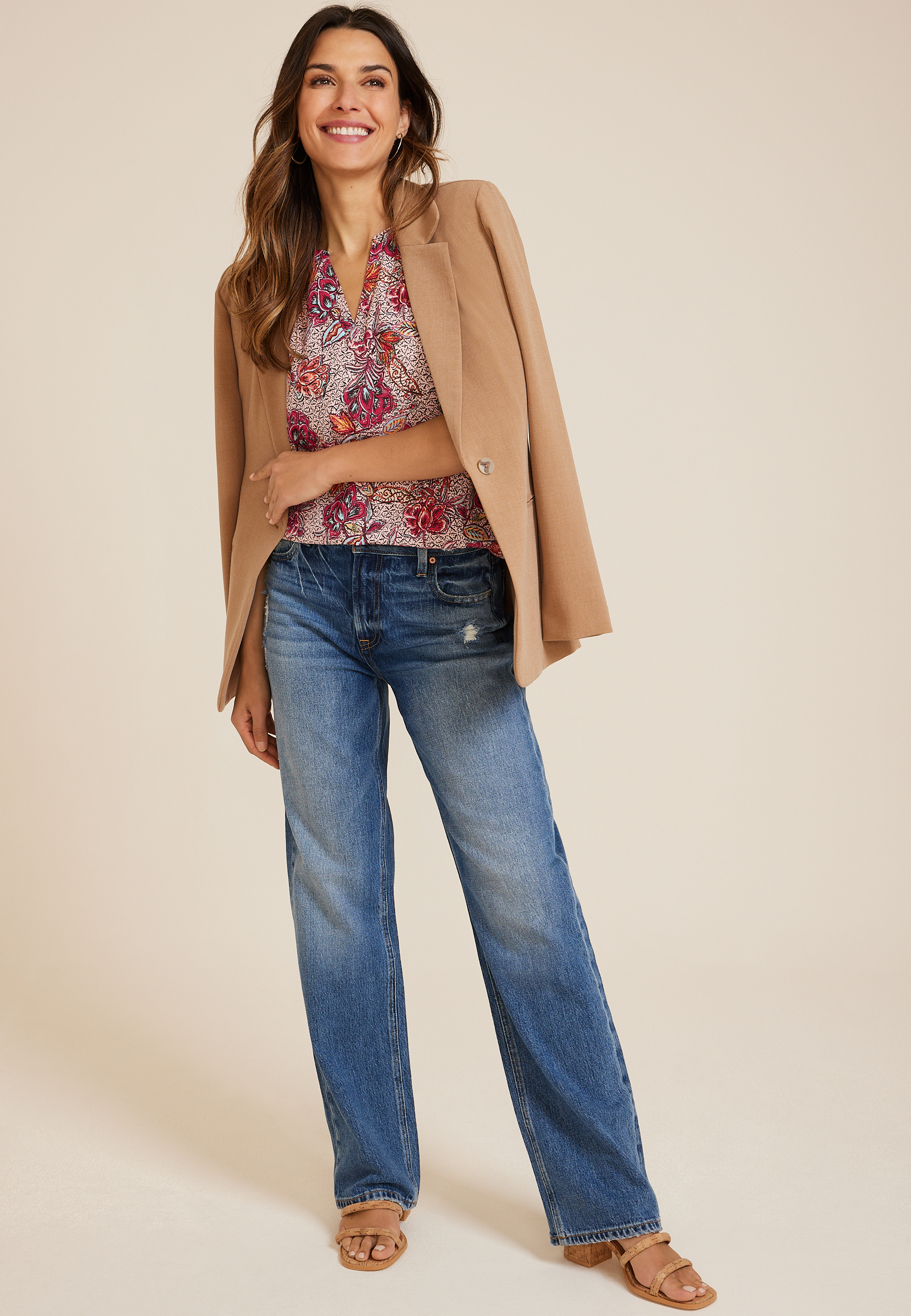 Atwood Flutter Sleeve Blouse, C3263, large