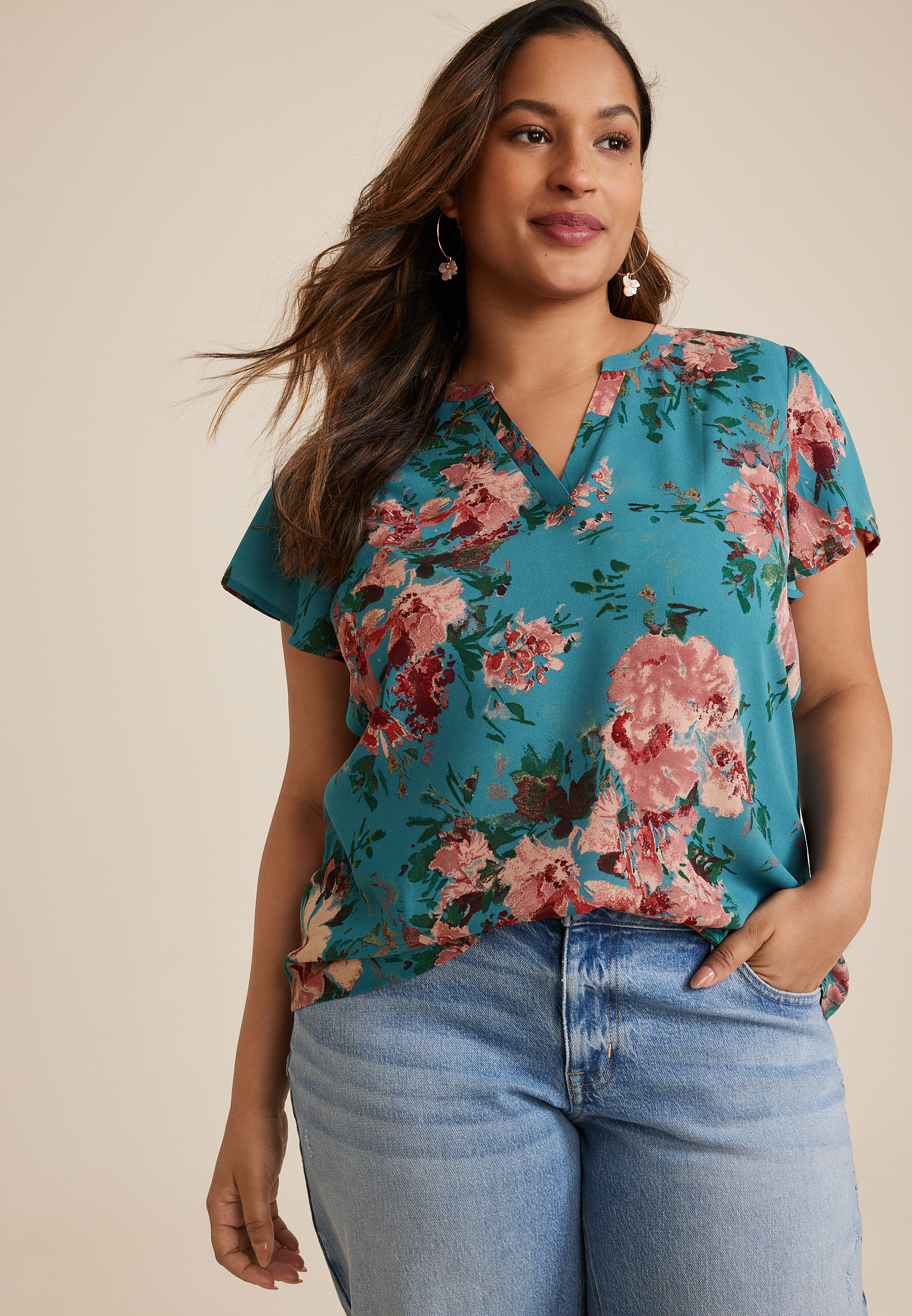 Women's Plus Size Tops: Plus Tanks, Tees, Sweaters & More