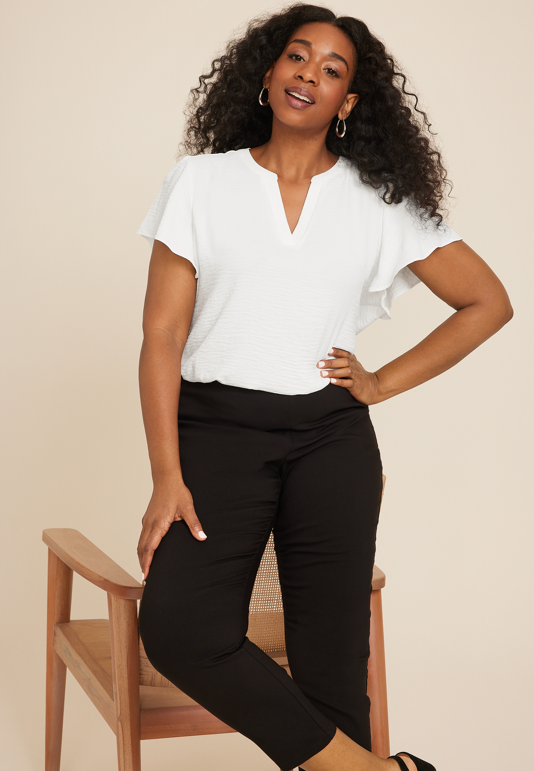 Plus size office wear for ladies best sale