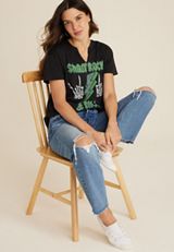 Sham Rock And Roll Relaxed Fit Graphic Tee, C106, small