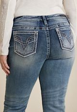 Plus Size Vigoss&reg; Heritage Mid Rise Bootcut Jean, MEDIUM SANDBLAST, small