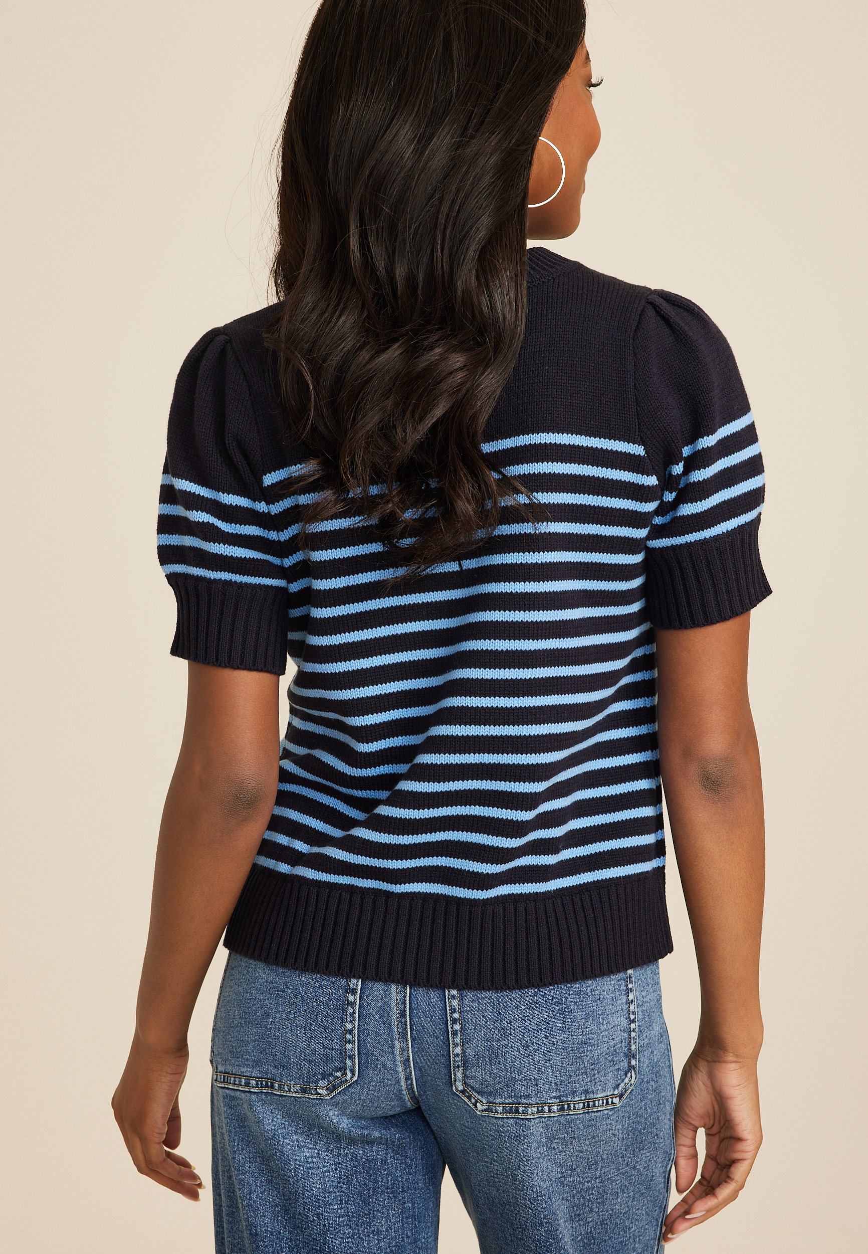 Mariner Striped Sweater, C1943, large