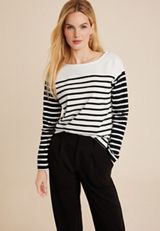 Marina Striped Mixer Tee, C1756, small