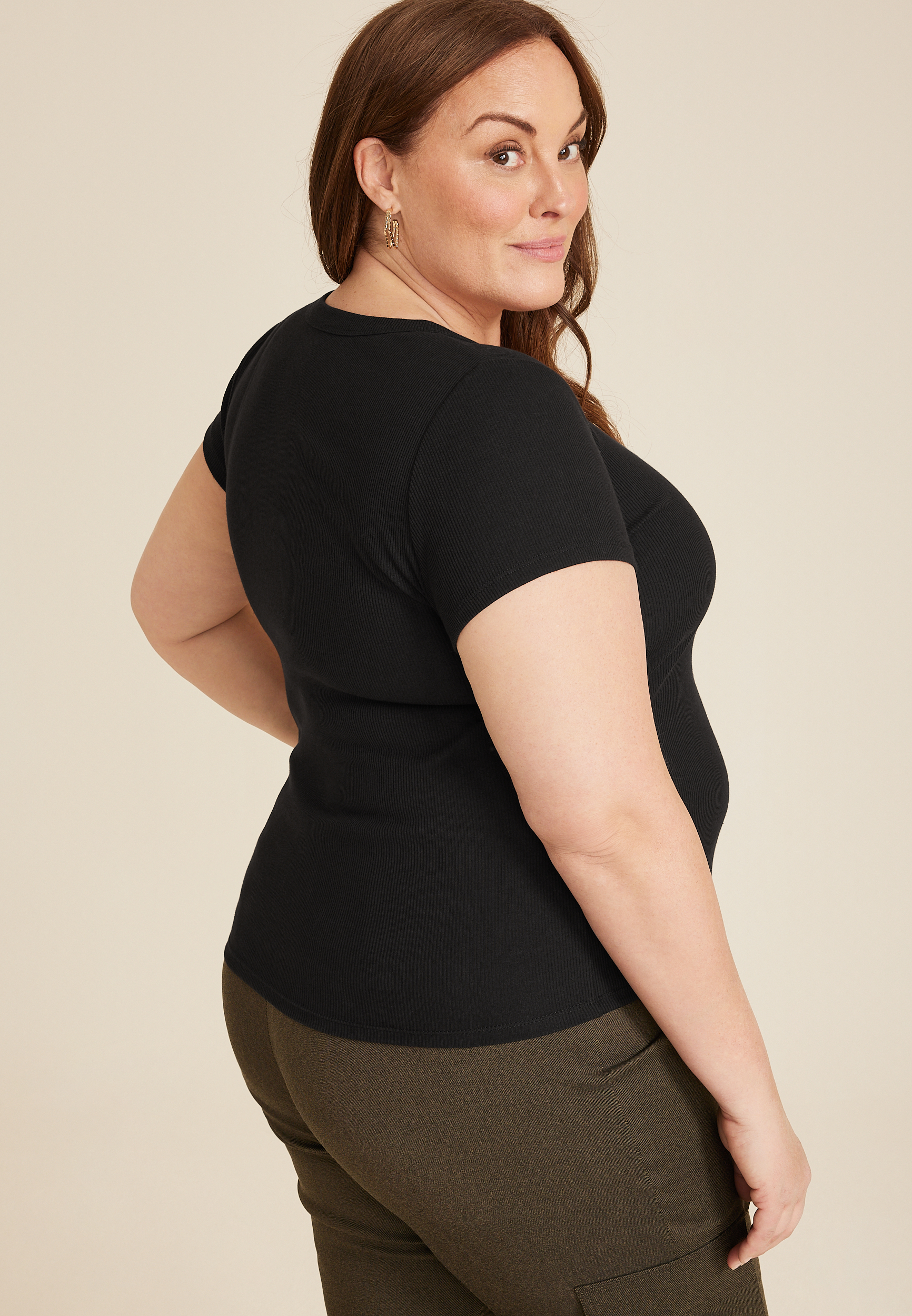 Plus Size 24/7 Jordan Scoop Neck Tee, C106, large