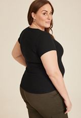 Plus Size 24/7 Jordan Scoop Neck Tee, C106, small
