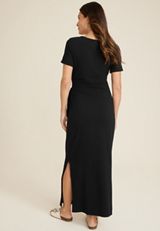 24/7 Waist Tie Midi Dress, C106, small