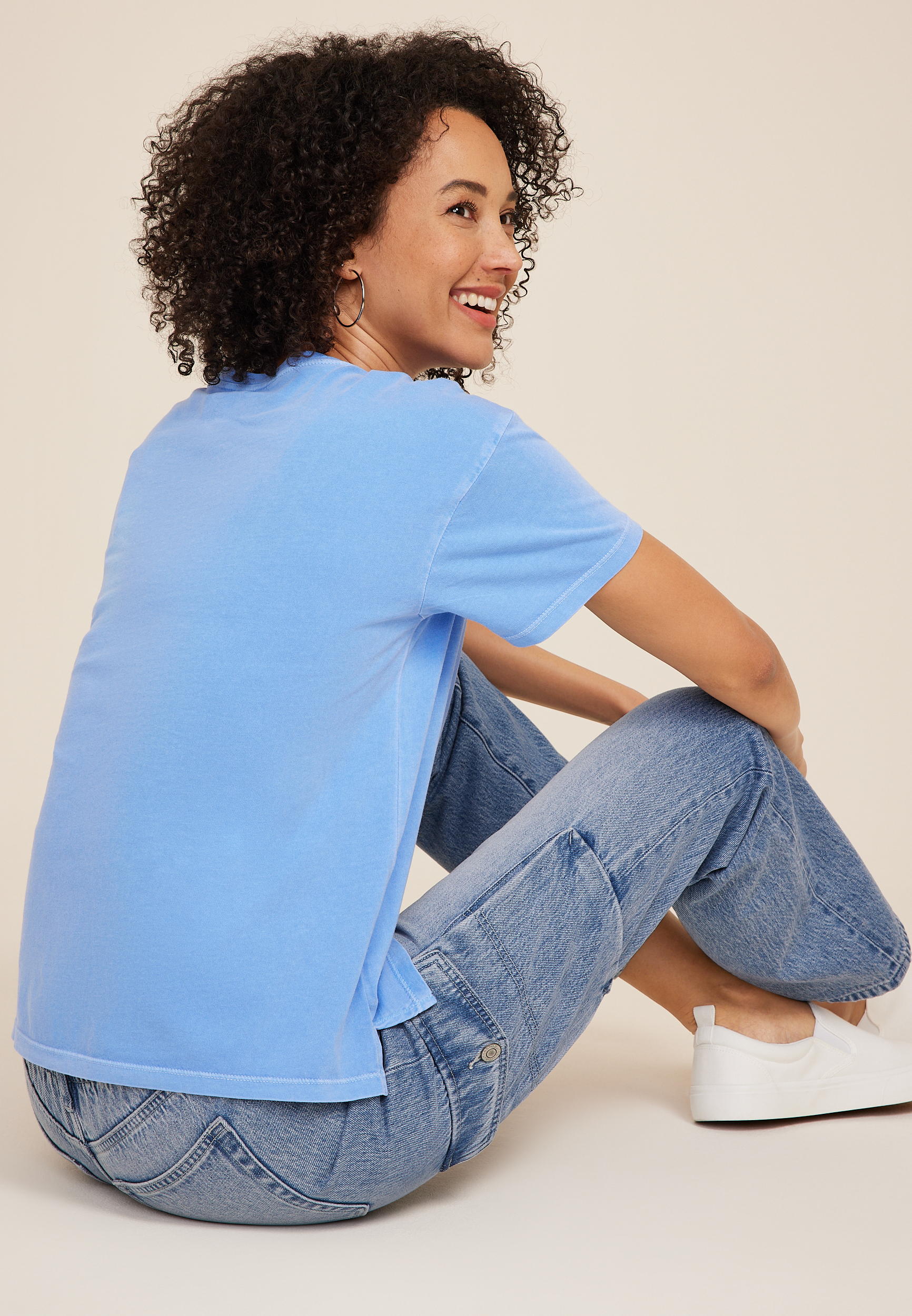 Everything Is Fine Graphic Tee, C4624, large