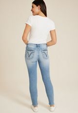 Vigoss&reg; Heritage Mid Rise Heritage Double Pocket Skinny Jean, C3337, small