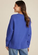 Textured Crew Sweatshirt, C4231, small