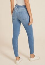 m jeans by maurices&trade; High Rise Ripped Button Fly Super Skinny Ankle Jean, C2806, small