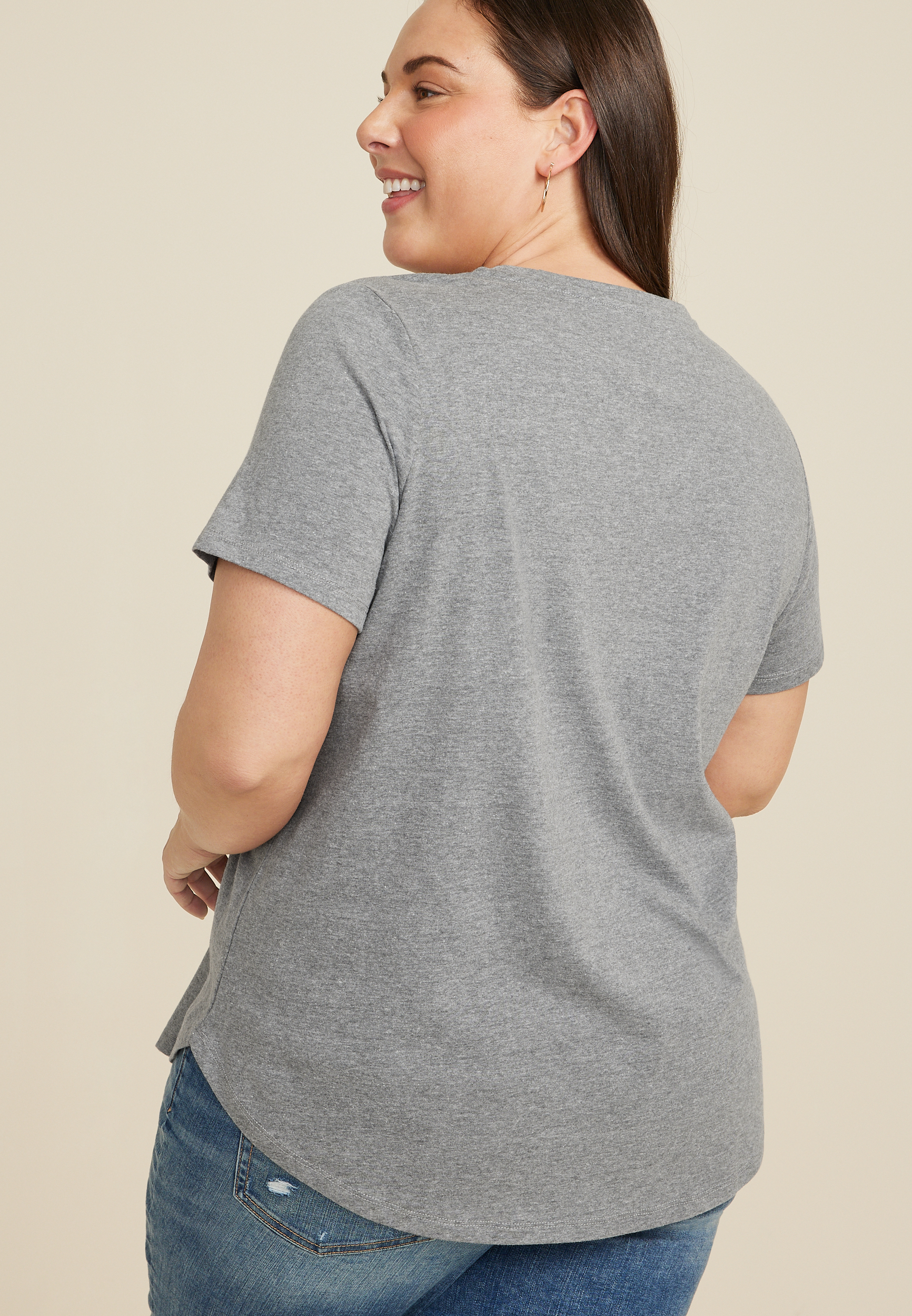 Plus Size Dont Give A Hoot Owl Graphic Tee, C3017, large