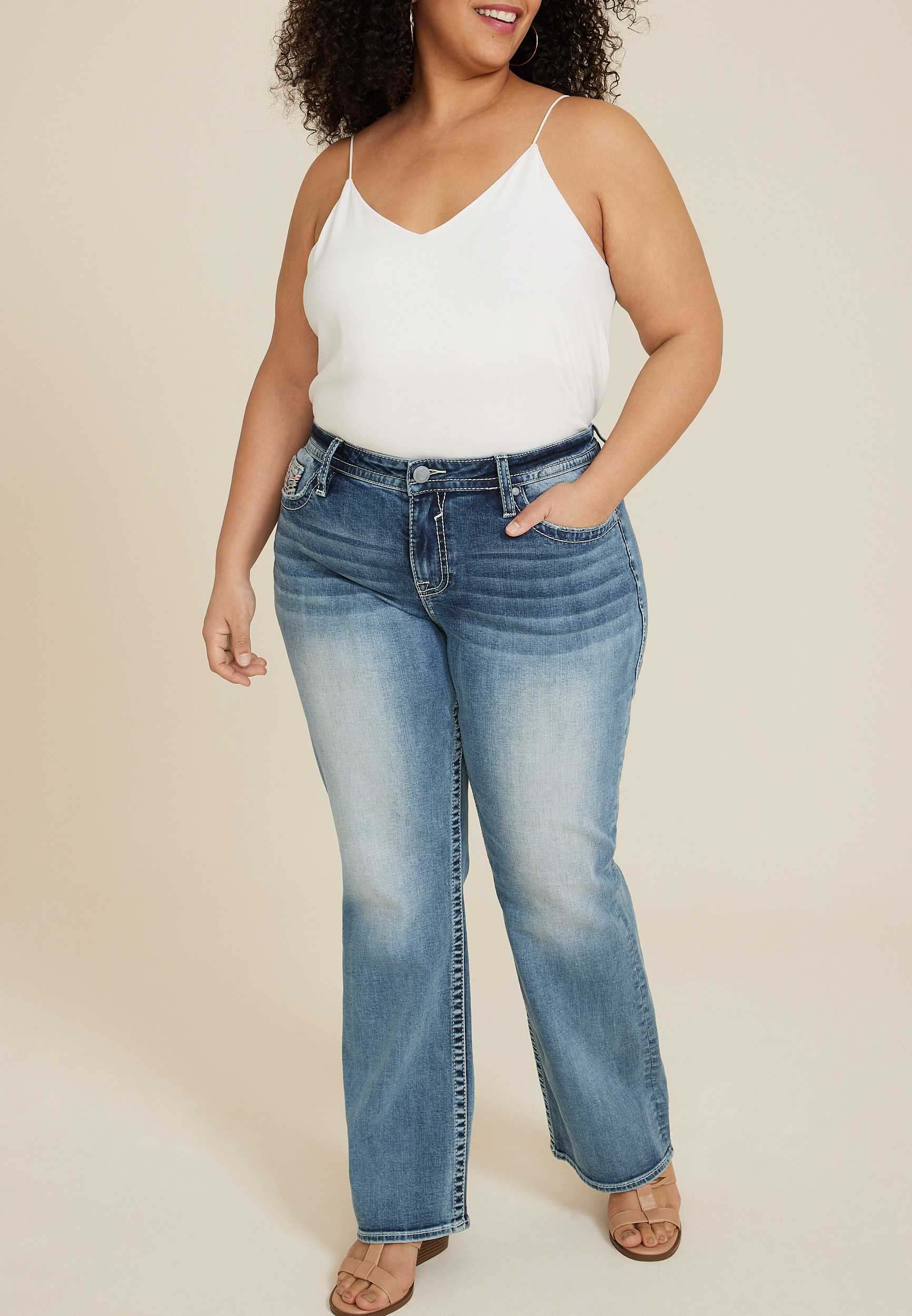 Plus Size Vigoss&reg; Heritage Americana Bootcut Jean, C3337, large