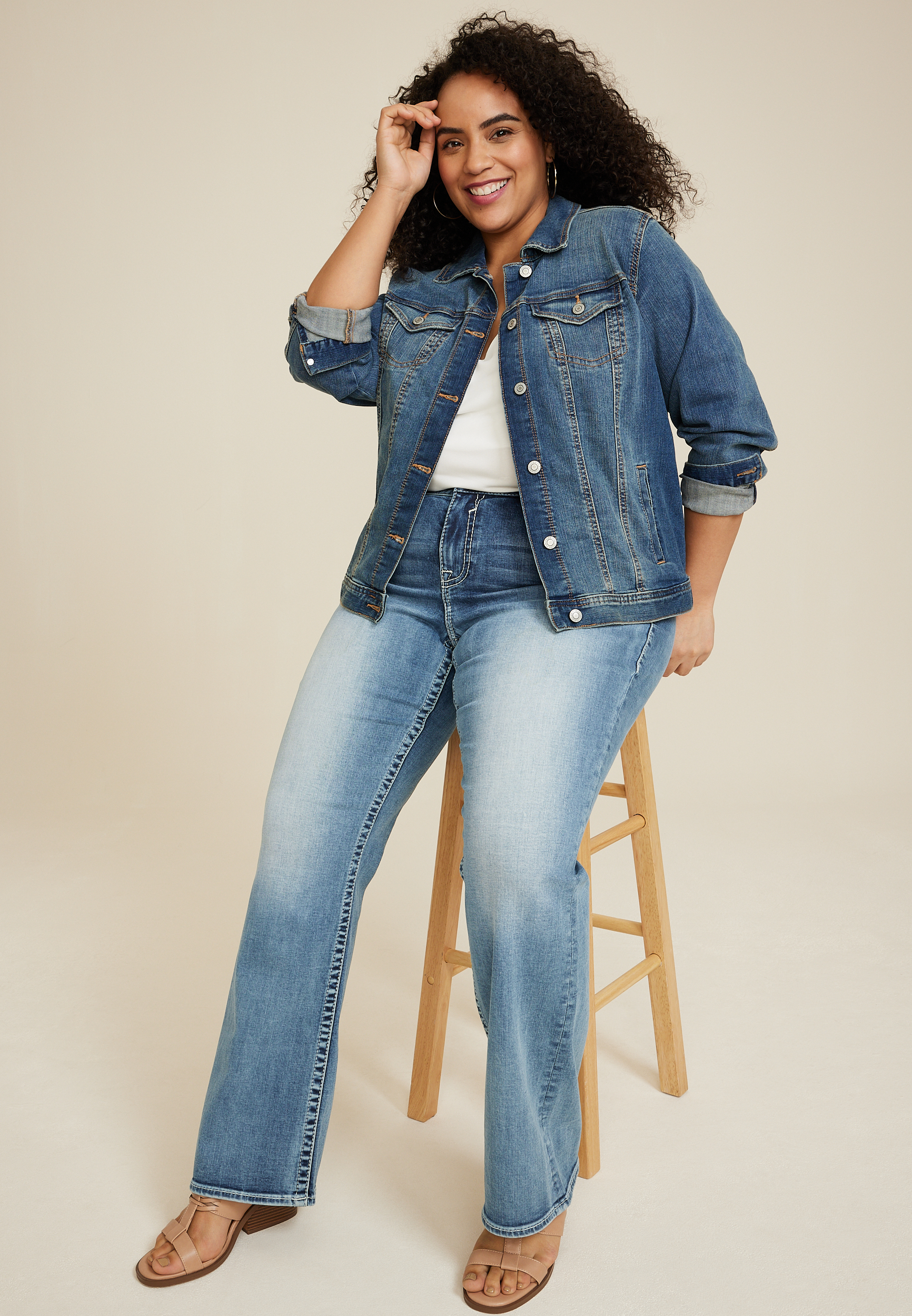 Plus Size Vigoss&reg; Heritage Americana Bootcut Jean, C3337, large