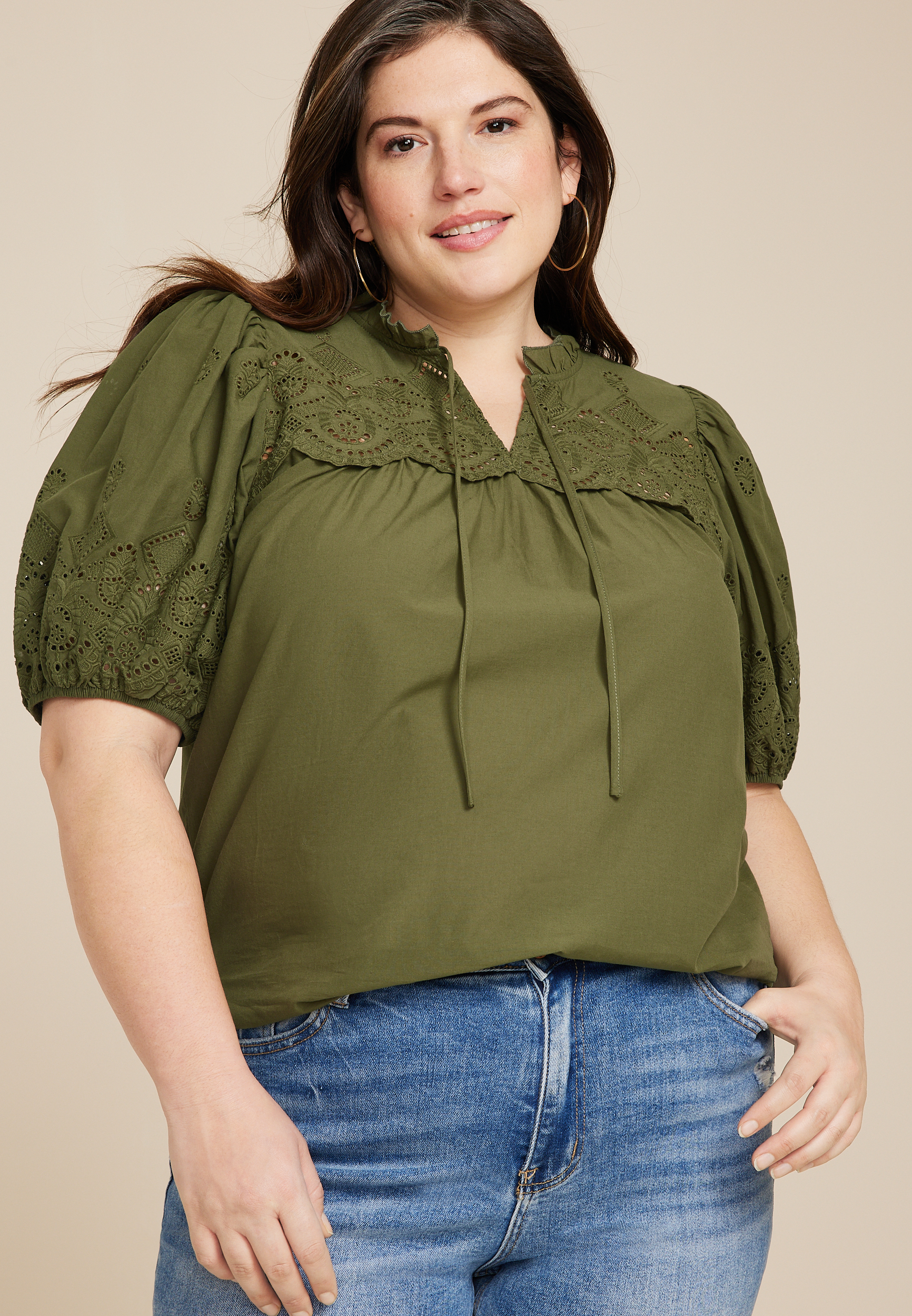 Plus size 2025 tops and blouses